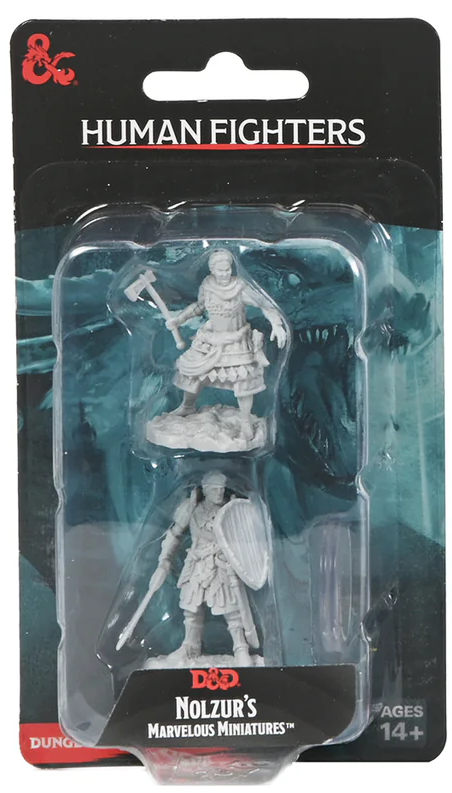 Dungeons & Dragons: Nolzurs Marvelous Miniatures: Human Fighters 90639